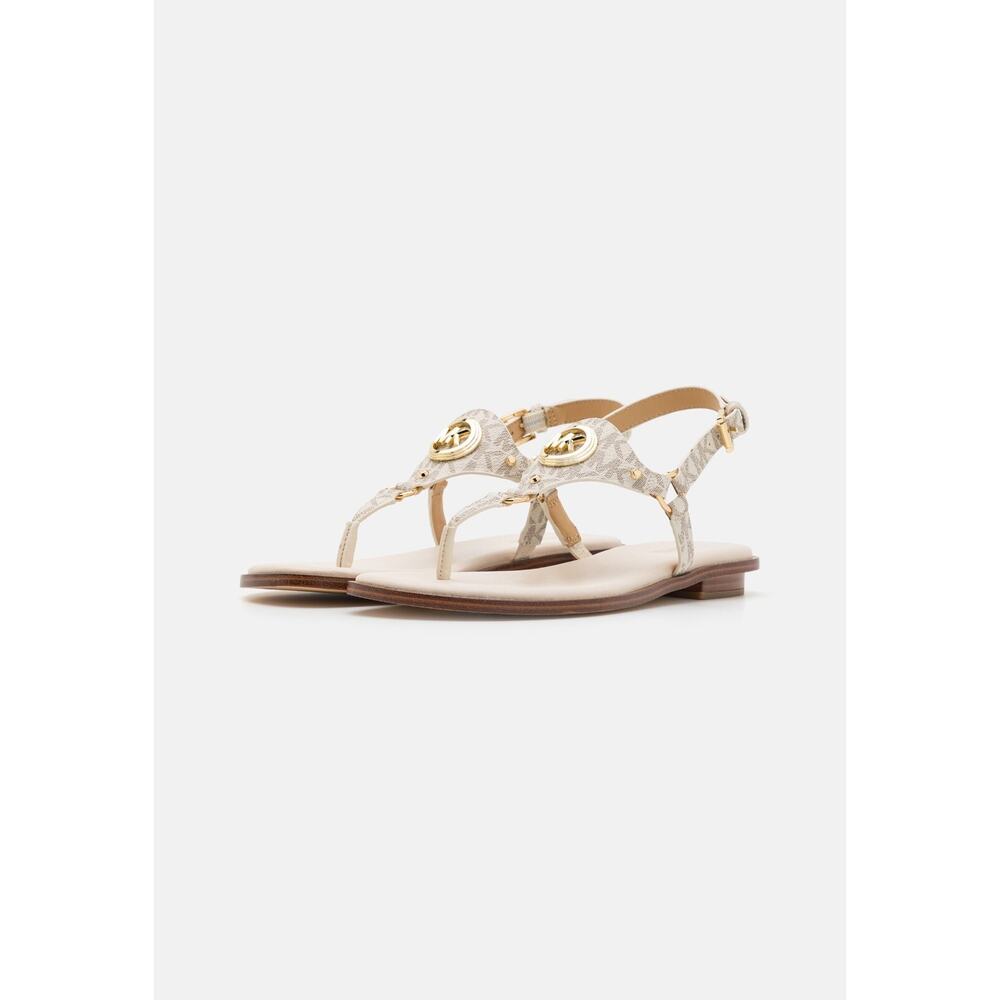 Michael Kors Women's Conway T-Strap Sandals, White Size 8.5M - Picture 3 of 5